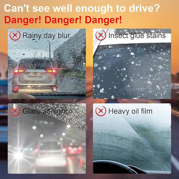 💥New Product Launch in 2025💞Car Windshield Cleaning Brush, suitable for car windows, protecting your travel safety.