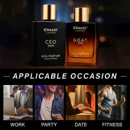 Final 3 Hours: 60%OFF🔥Gentlemen’s Fragrance Set with CEO MAN Perfume & G.O.A.T MAN Aroma